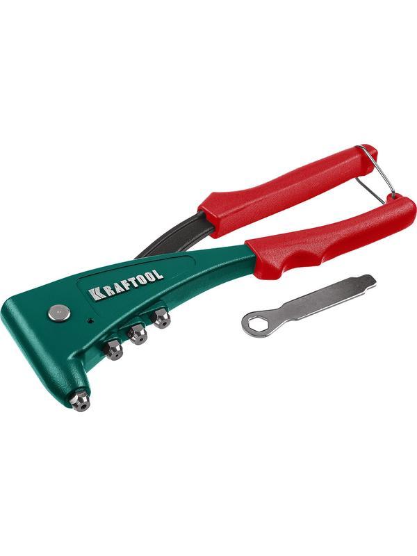 KRAFTOOL X-5F, 2.4 - 4.8 мм, удержание заклепки, литой заклепочник (31173)