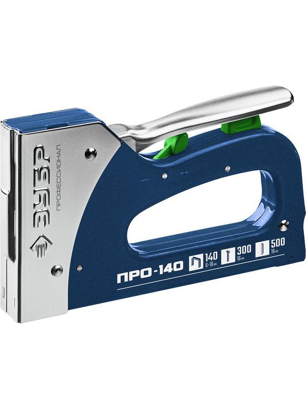 ЗУБР Про-140, тип 140 (G/11/57) 20GA (6 - 16 мм)/300/500, стальной рессорный степлер, Профессионал (4-31573)