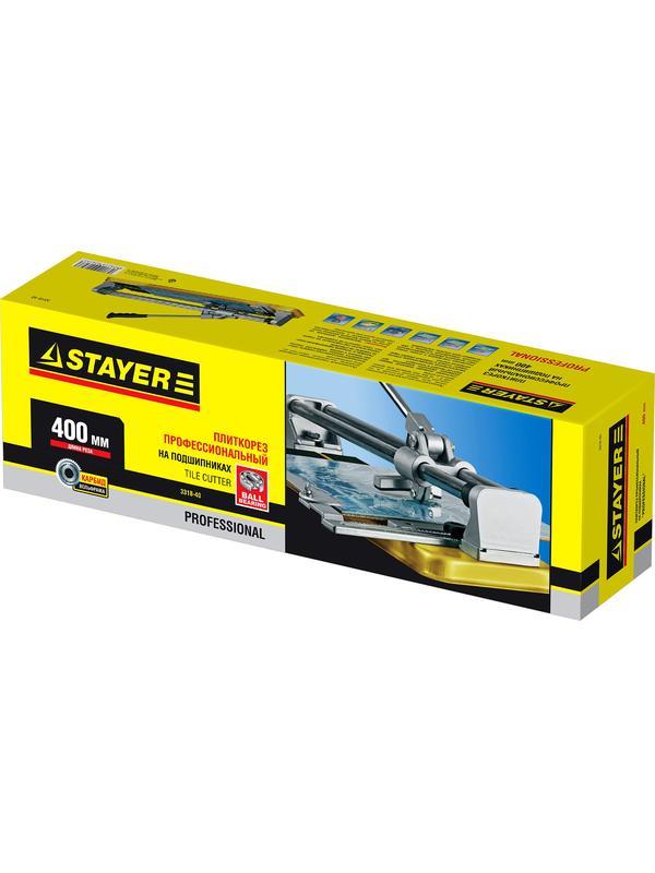 STAYER 400 мм, 4 - 15 мм, плиткорез на подшипниках, Professional (3318-40)