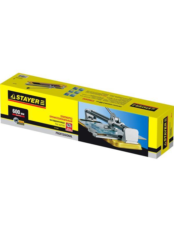 STAYER 600 мм, 4 - 15 мм, плиткорез на подшипниках, Professional (3318-60)