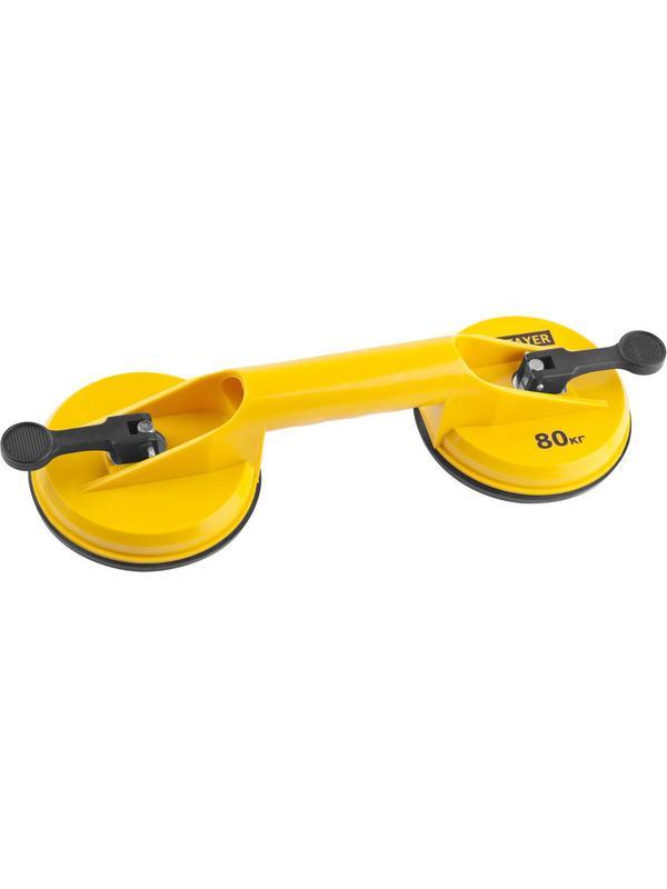 STAYER MAXLift, 80 кг, двойной пластмассовый стеклодомкрат (33718-2)