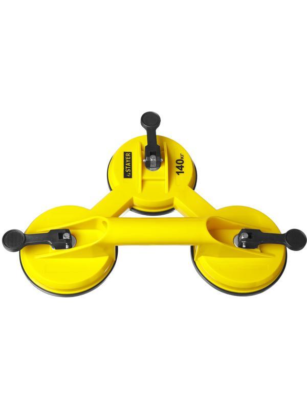 STAYER MAXLift, 140 кг, тройной пластмассовый стеклодомкрат (33718-3)