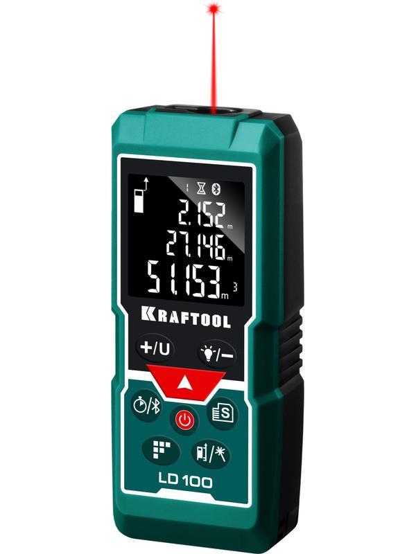 KRAFTOOL LD-100, 5 см - 100 м, лазерный дальномер (34765)