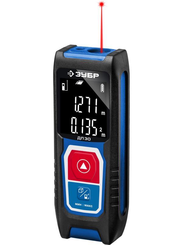 ЗУБР ДЛ-30, 30 м, лазерный дальномер, Профессионал (34927)