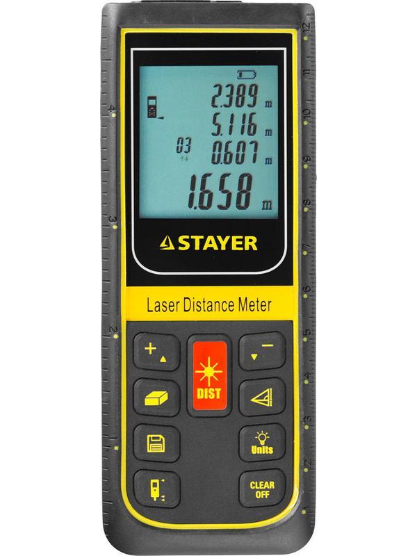 STAYER 100 м, лазерный дальномер, Professional (34959)