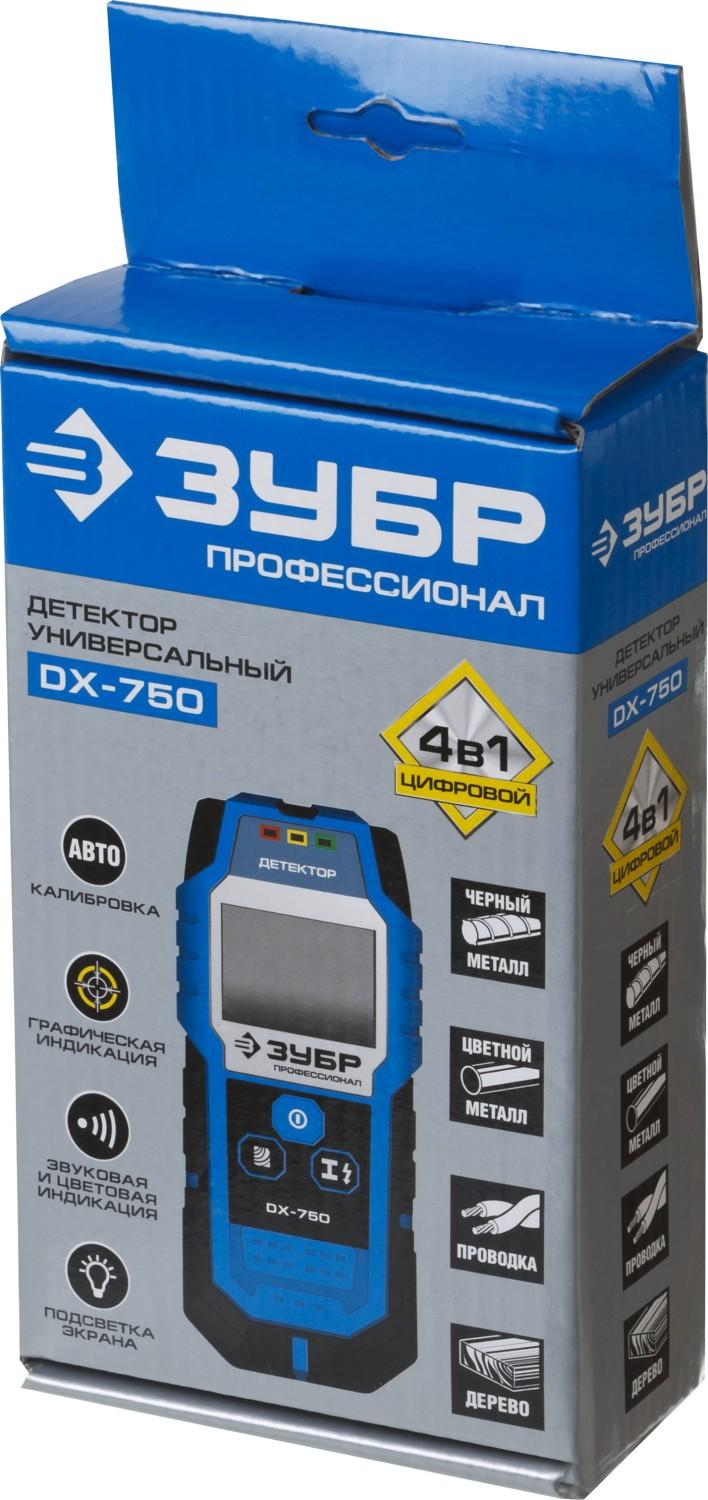 ЗУБР DX - 750, 100 мм, детектор проводки, Профессионал (45260)