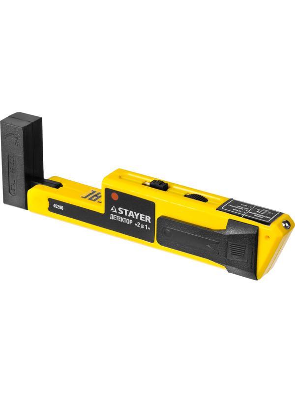 STAYER TOPElectro, многофункциональный детектор металла и скрытой электропроводки (45296)