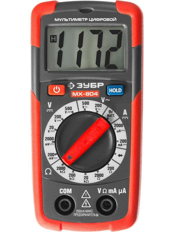 ЗУБР MX-804 Цифровой мультиметр (59804)