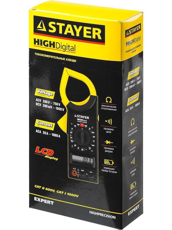 STAYER HIGHDigital Цифровые токовые клещи (59820)