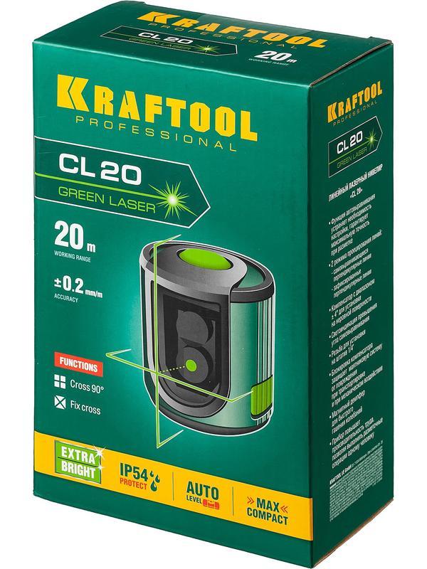 KRAFTOOL CL 20, лазерный нивелир (34701)