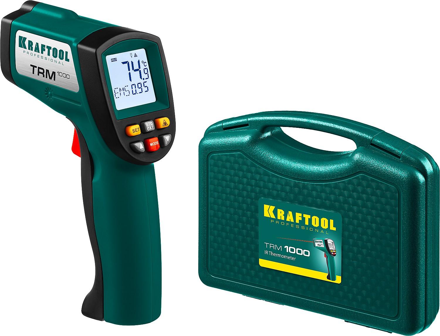 KRAFTOOL TRM-1000, -30° +950°С, пирометр инфракрасный (45703-950)