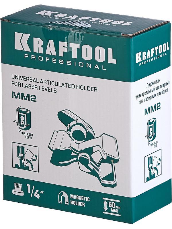 KRAFTOOL ММ2, универсальный шарнирный держатель-клипса (34704)