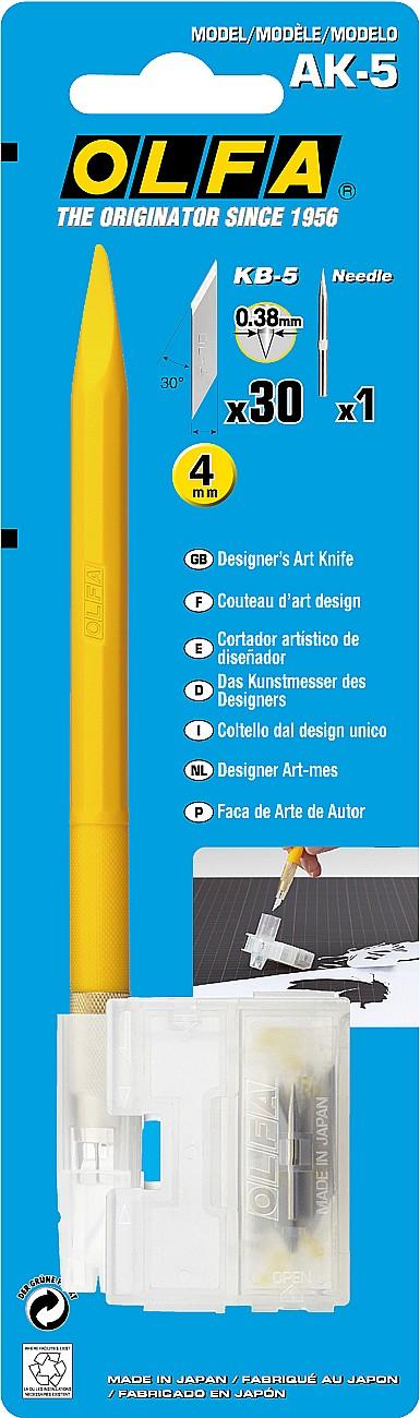 OLFA Utility Models для точных работ 4 мм, перовой нож (OL-AK-5)