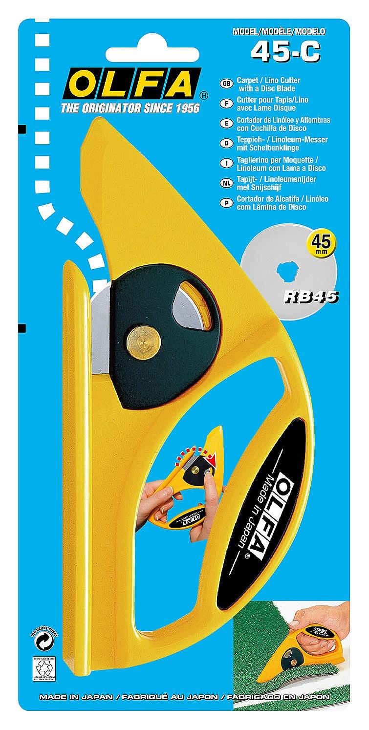 OLFA с круговым лезвием 45 мм, нож (OL-45-C)