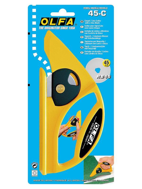 OLFA с круговым лезвием 45 мм, нож (OL-45-C)