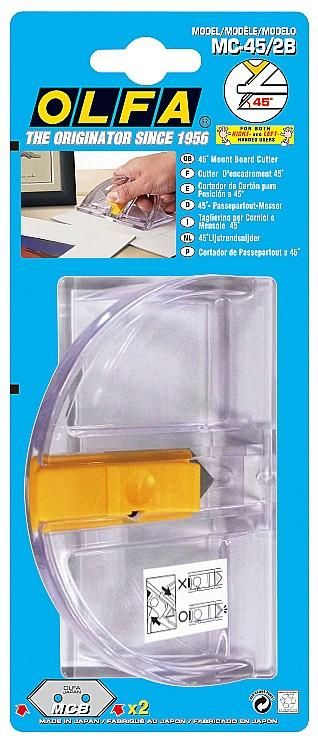OLFA Mount Cutter, для резки под углом 45°, 20 мм, нож (OL-MC-45/2B)