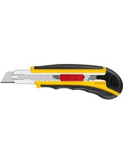 STAYER HERCULES-18, 18 мм, нож с автозаменой и автостопом с доп. фиксатором, Professional (09165)