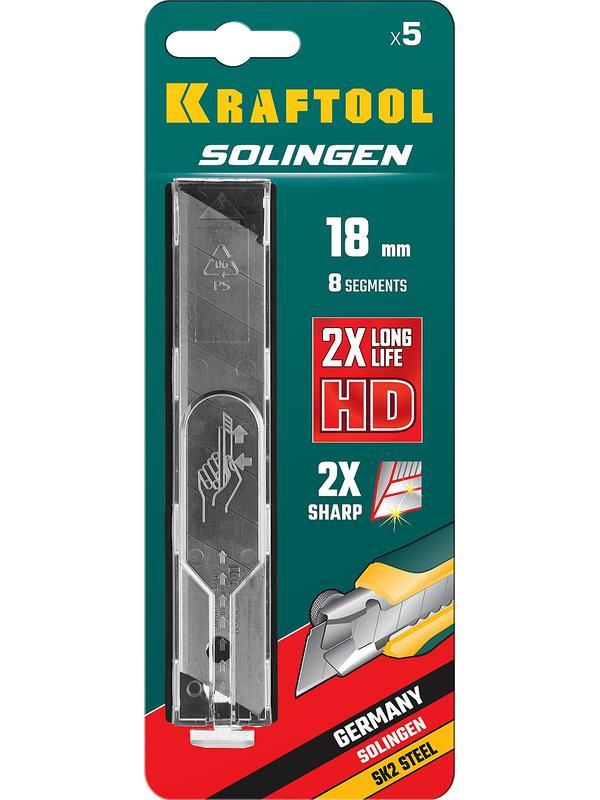 KRAFTOOL 18 мм, 5 шт, сегментированные лезвия (09605-18-S5)