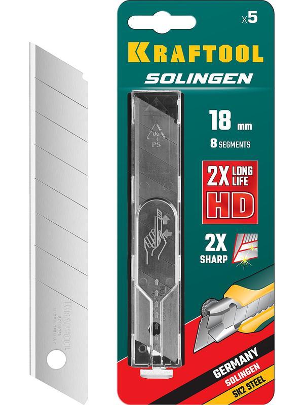 KRAFTOOL 18 мм, 5 шт, сегментированные лезвия (09605-18-S5)