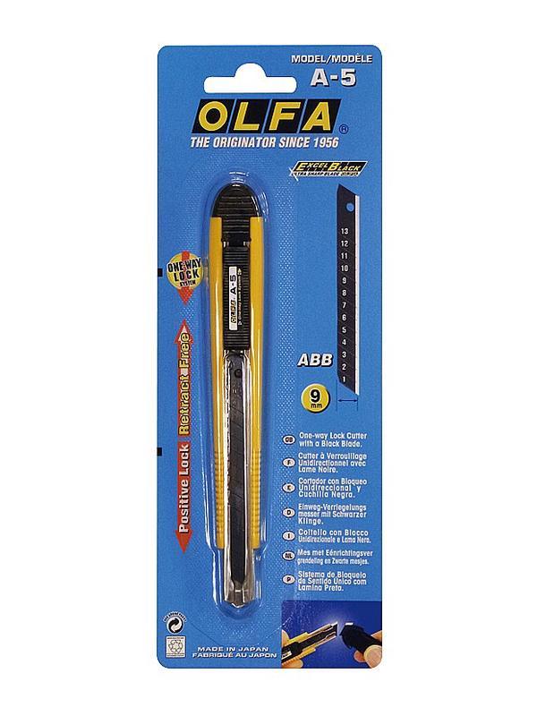 OLFA Autolock, 9 мм, безопасный нож (OL-A-5)