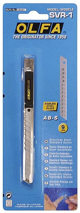 OLFA 9 мм, с выдвижным лезвием, нож (OL-SVR-1)