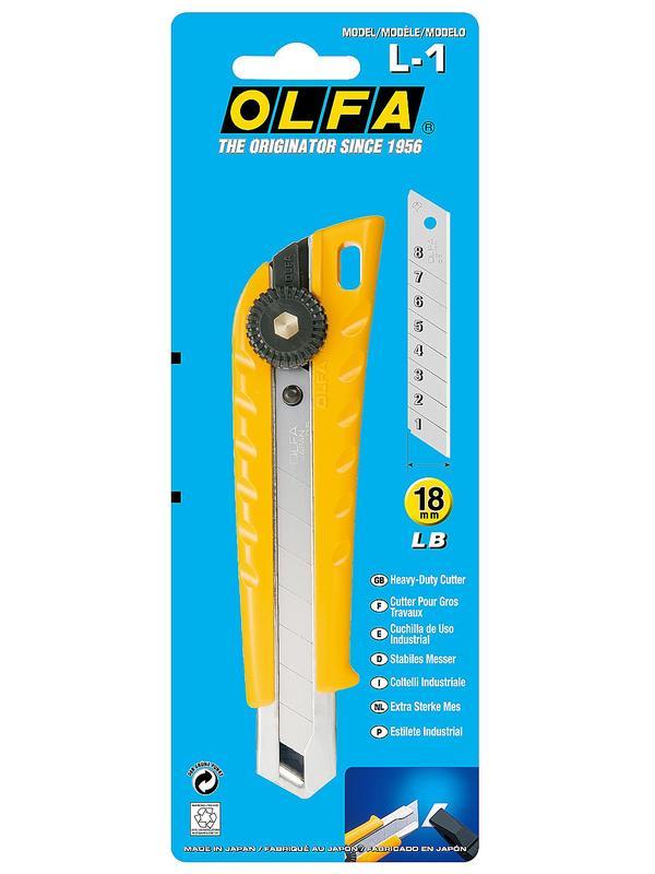 OLFA 18 мм, с выдвижным лезвием, нож (OL-L-1)