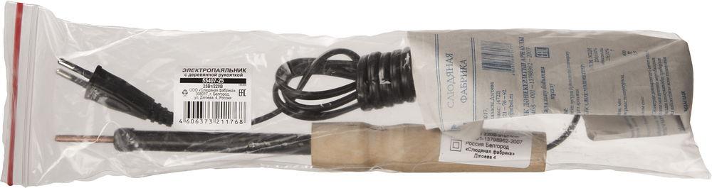 ЭПЦН Россия, 25 Вт, электропаяльник с деревянной рукояткой (55407-25)