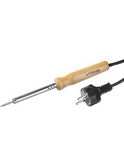 STAYER MAXTerm, 40 Вт, конус, электропаяльник с деревянной рукояткой (55310-40)