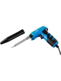 ЗУБР ТУРБО 30/ 130 Вт, конус, керамический нагреватель, электропаяльник с пистолетной рукояткой, Профессионал (55408)