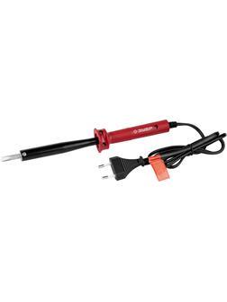 ЗУБР 80 Вт, клин, электропаяльник с пластиковой рукояткой (55400-80)