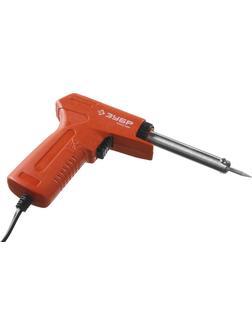 ЗУБР 30 Вт + 70 Вт, конус, электропаяльник с пистолетной рукояткой (55404)