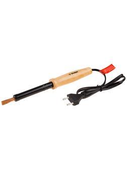 ЗУБР 100 Вт, клин, электропаяльник с деревянной рукояткой (55405-100)
