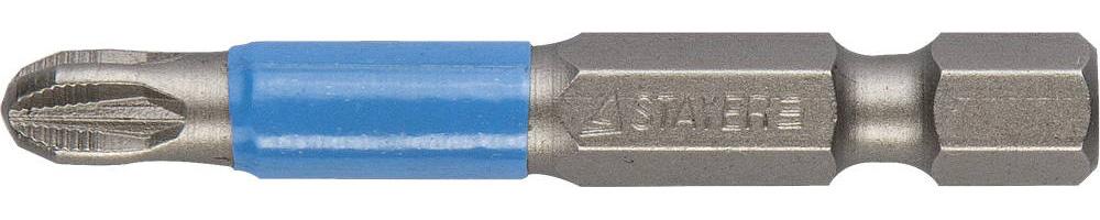 STAYER ProFix PZ3, 50 мм, 2 шт, набор бит, Professional (26223-3-50-02)