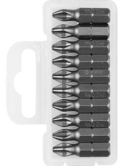 ЗУБР 10 шт, PH2, 25 мм, кованые биты (26001-2-25-10)