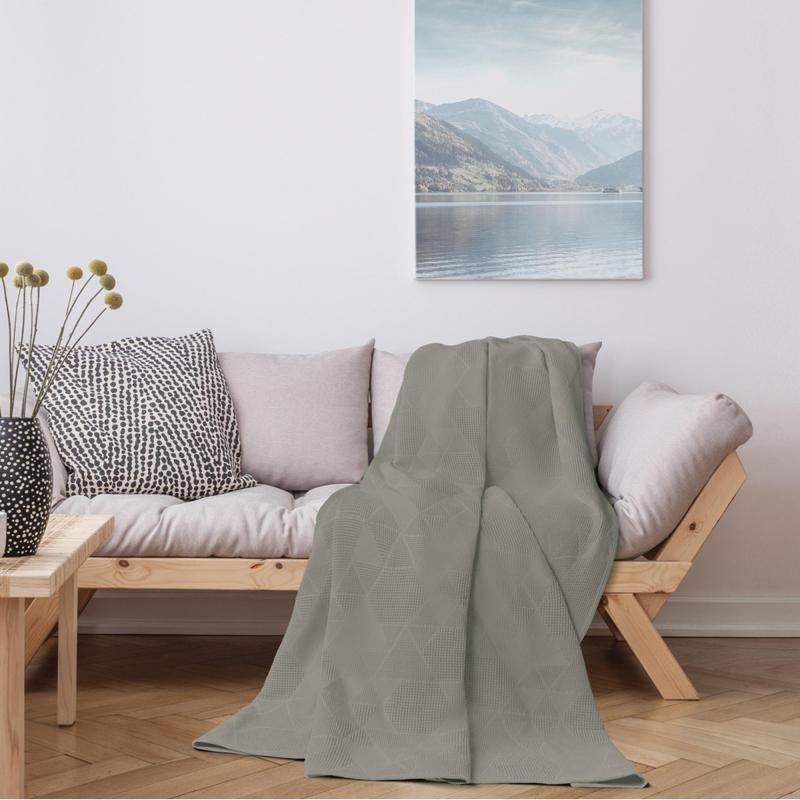 Плед Verossa 220x190 Серо-бежевый 751276