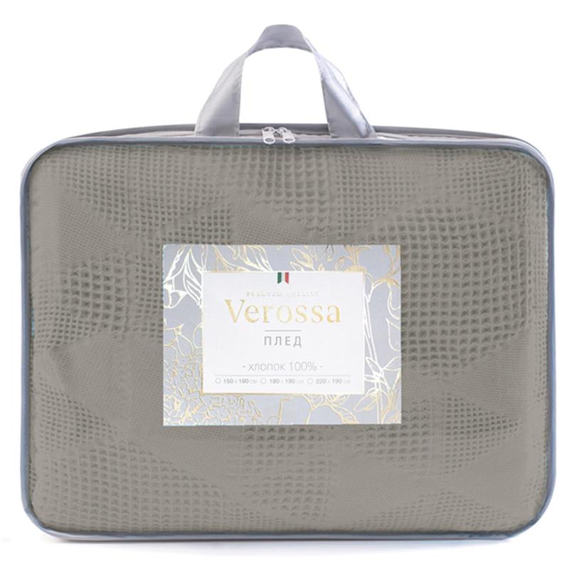 Плед Verossa 220x190 Серо-бежевый 751276