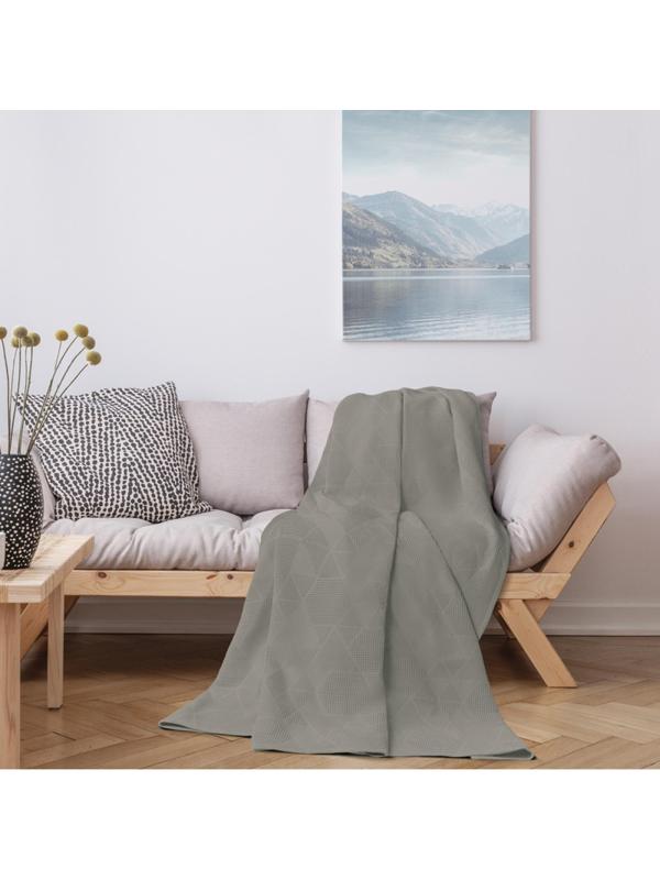 Плед Verossa 220x190 Серо-бежевый 751276