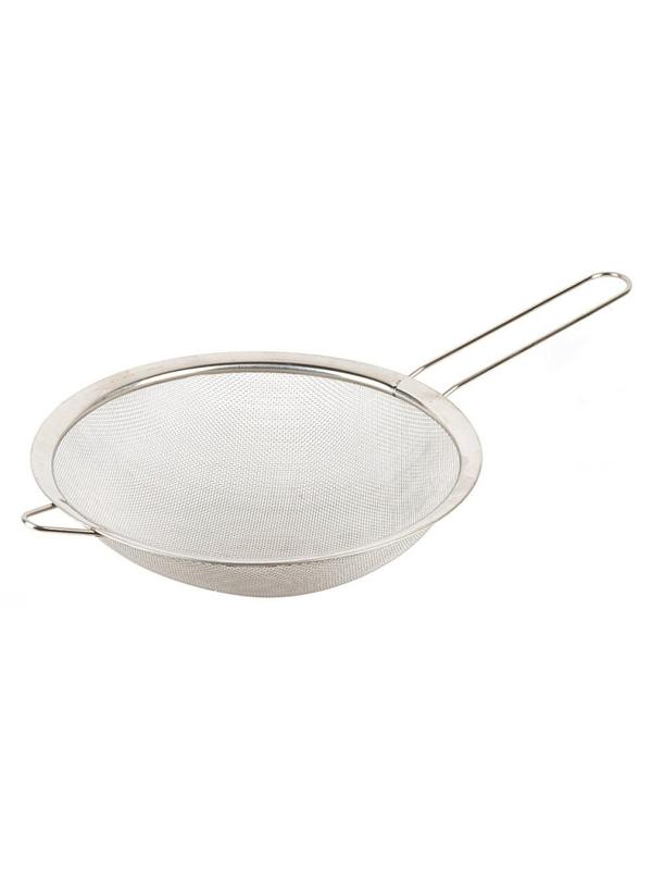 Дуршлаг - сито с ободом и  ручкой 21,5см. 39см. нержавеющая сталь 9903139