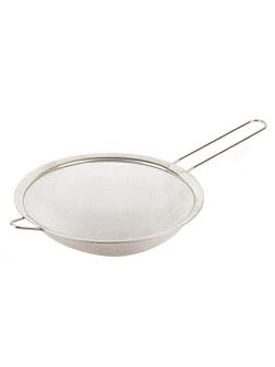 Дуршлаг - сито с ободом и  ручкой 18см. 35см. нержавеющая сталь 9903137