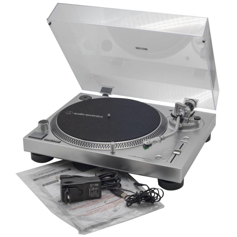 Виниловый проигрыватель Audio-Technica AT-LP120XUSBSV, прямой привод, USB