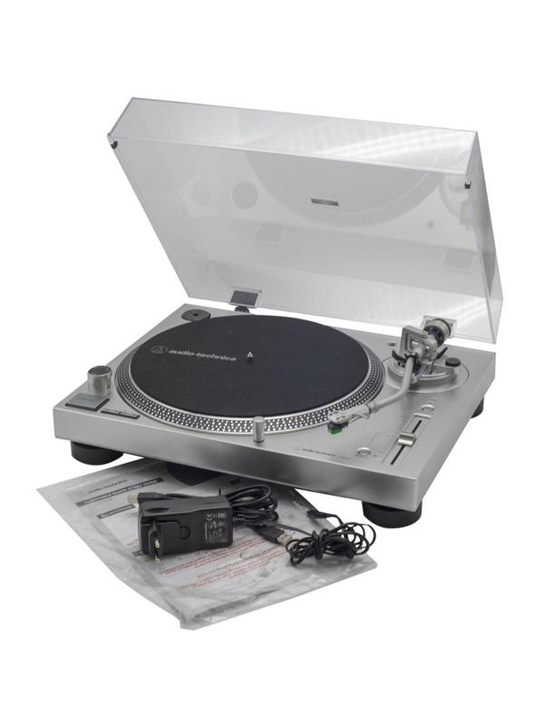 Виниловый проигрыватель Audio-Technica AT-LP120XUSBSV, прямой привод, USB