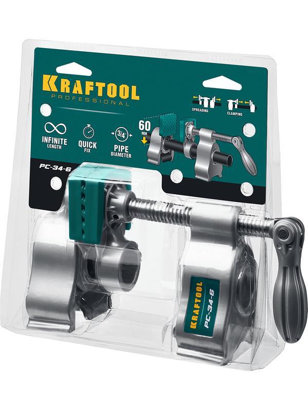 KRAFTOOL PC-34-6, 3/4″, трубная струбцина (32301-1)