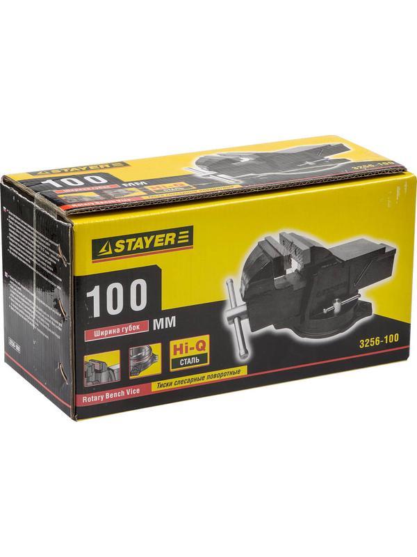STAYER 100 мм, слесарные тиски (3256-100)