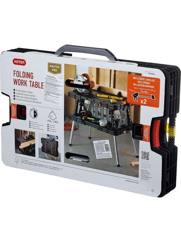 KETER FOLDING, 850 х 550 х 755 мм, складной столярный верстак (38730)