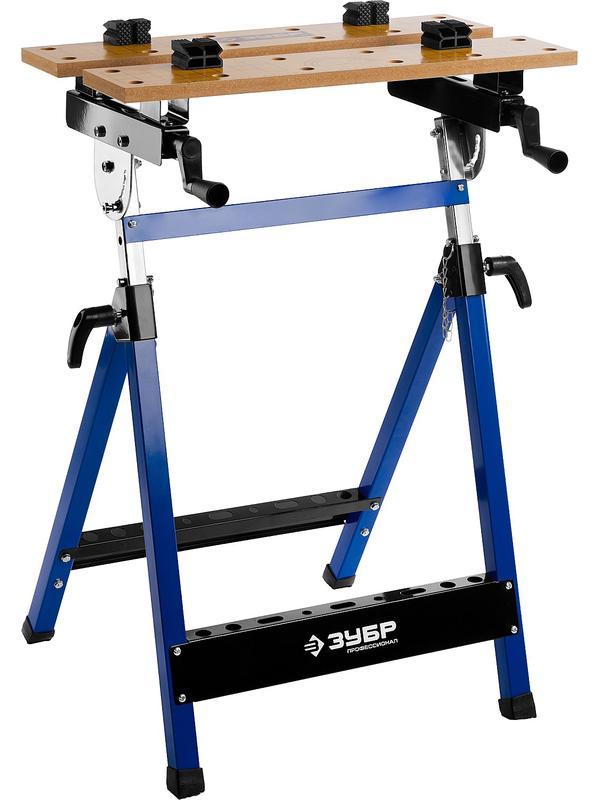 ЗУБР T7, 605 х 490 х 810 мм, складной столярный верстак, Профессионал (38728)