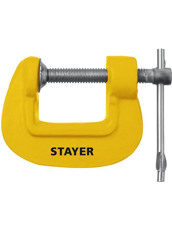 STAYER S-25, 25 мм, чугунная струбцина (3215-025)