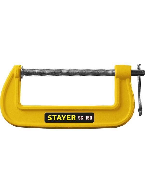 STAYER SG-150, 150 мм, чугунная струбцина G (3215-150)