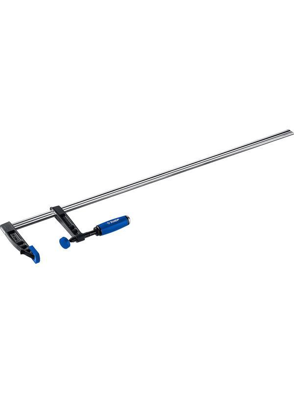 ЗУБР ПС-1000/120, F, 1000 х 120 мм, усиленная струбцина, Профессионал (32155-120-1000)