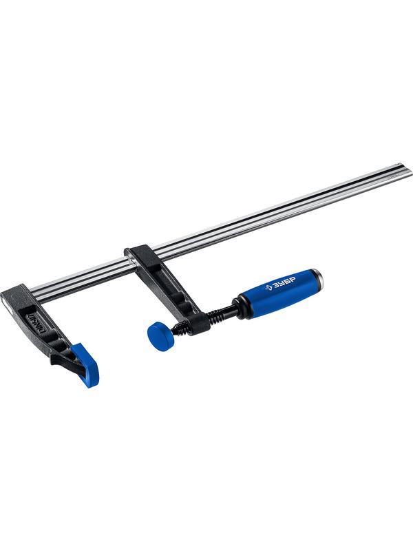 ЗУБР ПС-500/120, F, 500 х 120 мм, усиленная струбцина, Профессионал (32155-120-500)