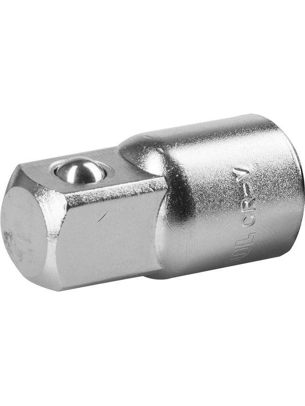 KRAFTOOL 1/2″M x 3/8″F, увеличивающий адаптер для торцовых головок (27841)